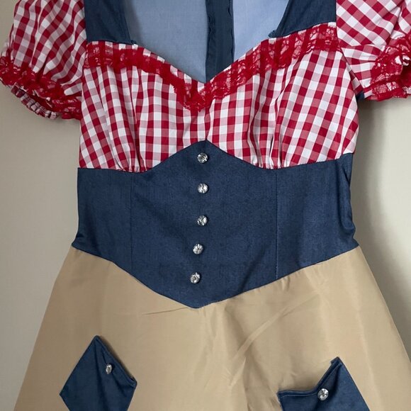Country Cow Girl Dress - Picture 2 of 10